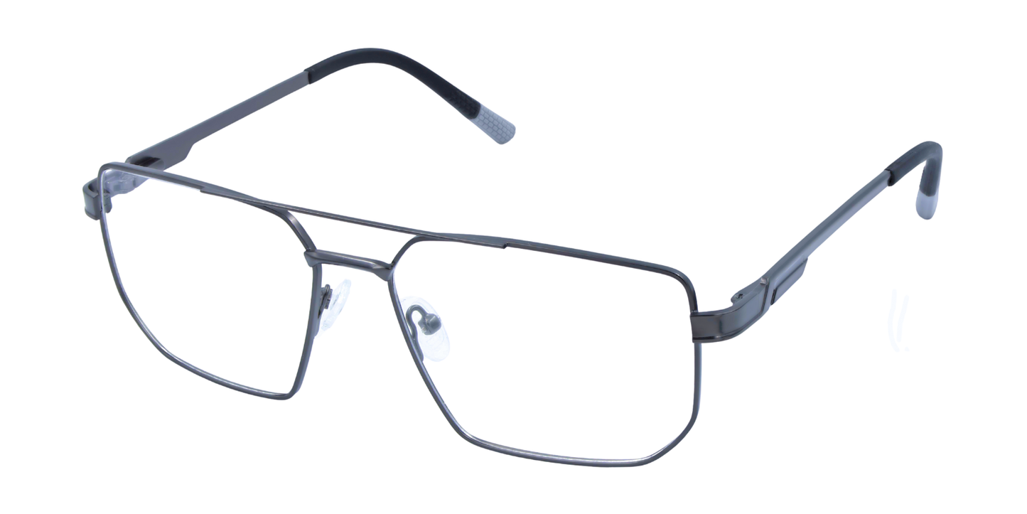 Full Rim Double Bridge Rectangle Classic Eyeglasses