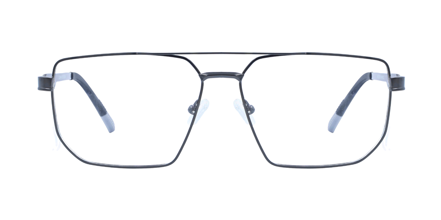 Full Rim Double Bridge Rectangle Classic Eyeglasses