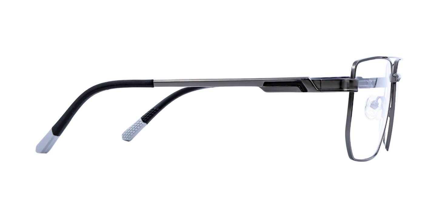 Full Rim Double Bridge Rectangle Classic Eyeglasses