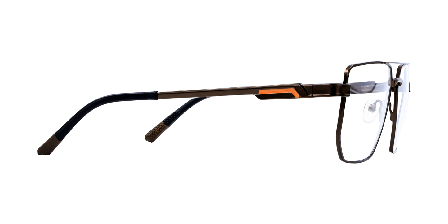 Full Rim Double Bridge Rectangle Classic Eyeglasses