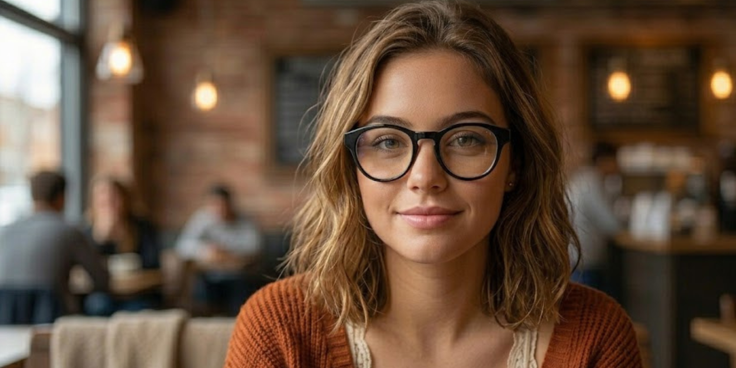Full Rim Round Premium Eyeglasses