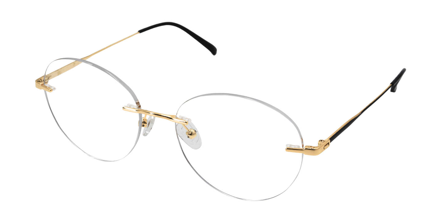 Rimless Round Premium Eyeglasses