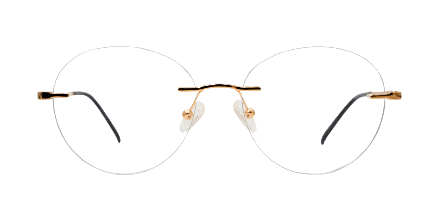 Rimless Round Premium Eyeglasses