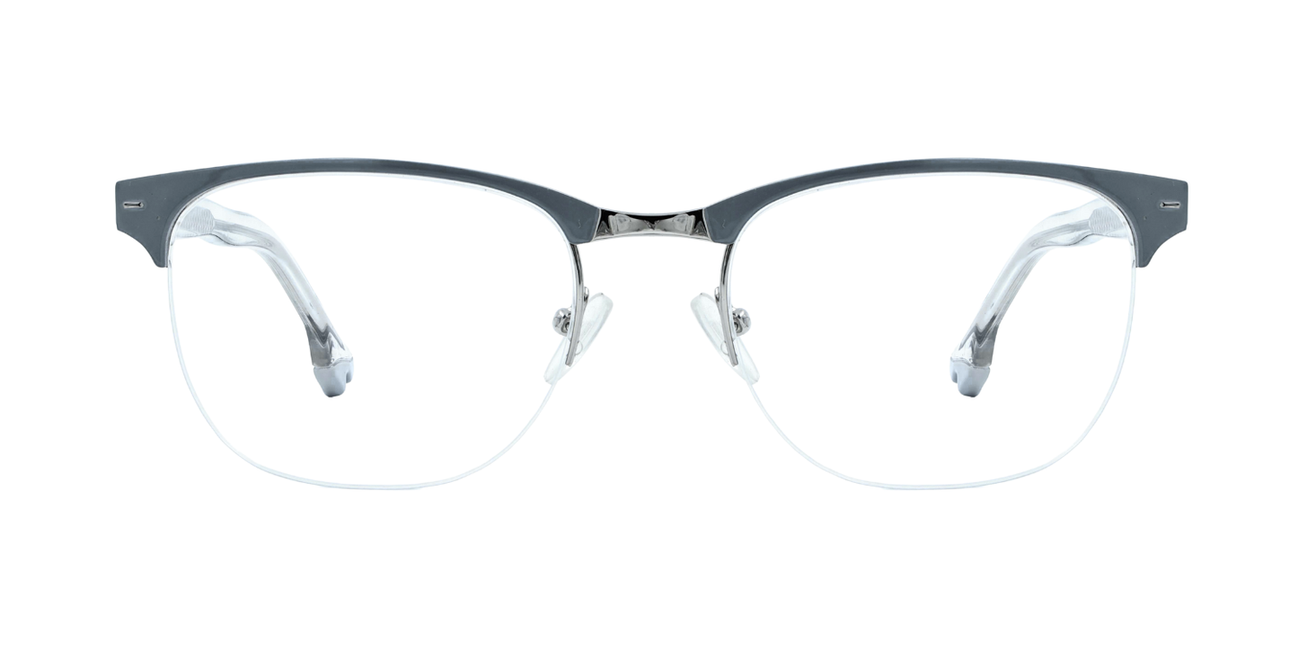 Half Rim Round Classic Eyeglasses