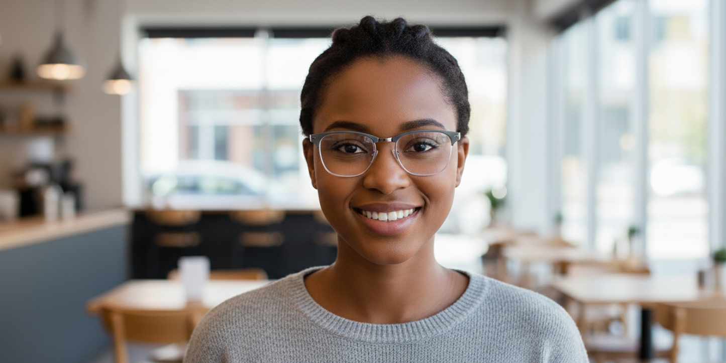 Half Rim Round Classic Eyeglasses