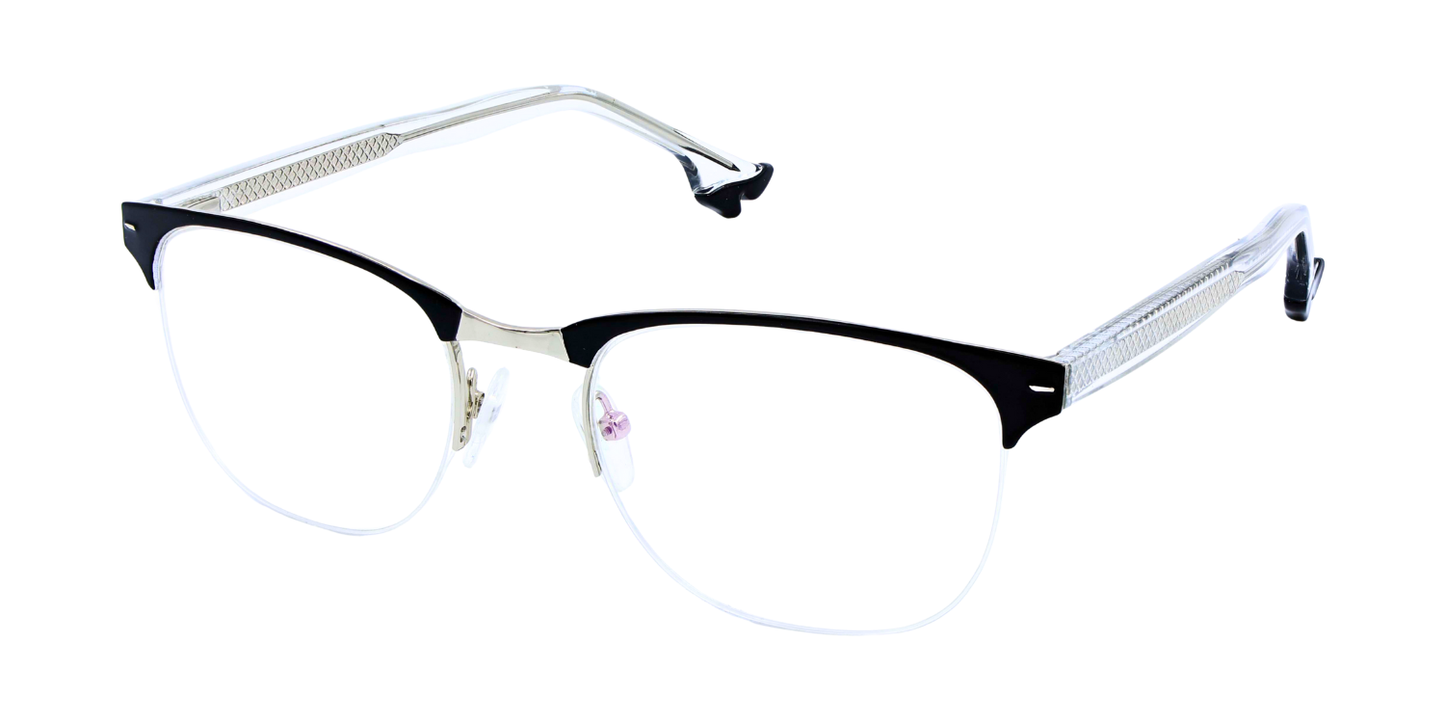 Half Rim Round Classic Eyeglasses