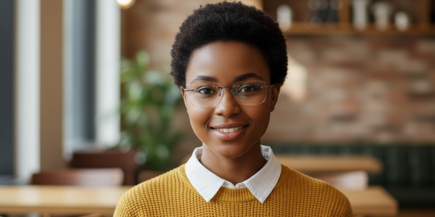 Rimless Rectangle Premium Eyeglasses
