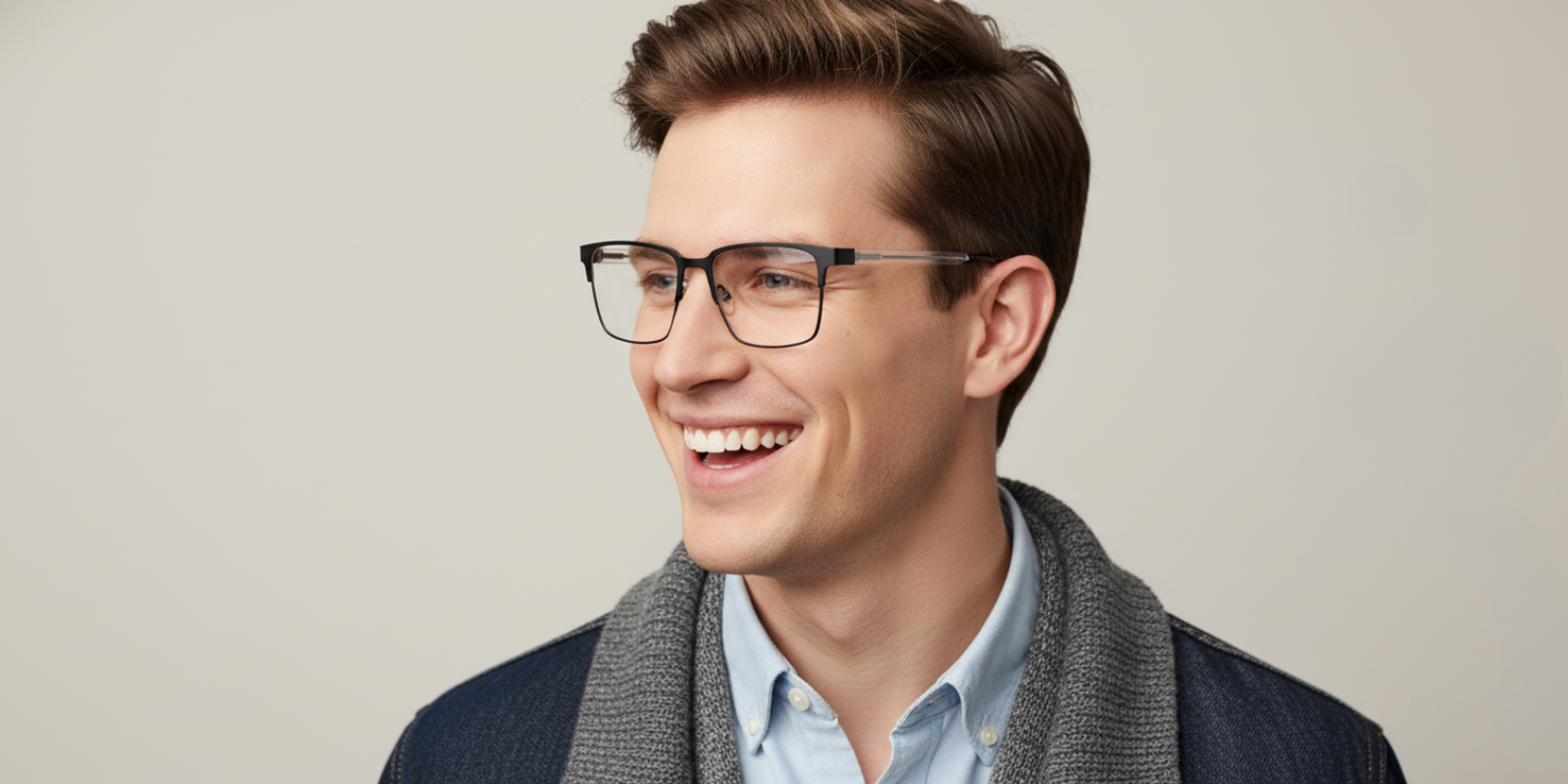 Full Rim Rectangle Classic Eyeglasses