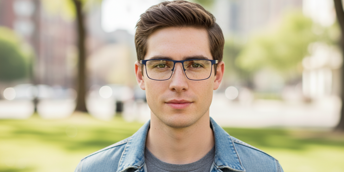 Full Rim Rectangle Classic Eyeglasses