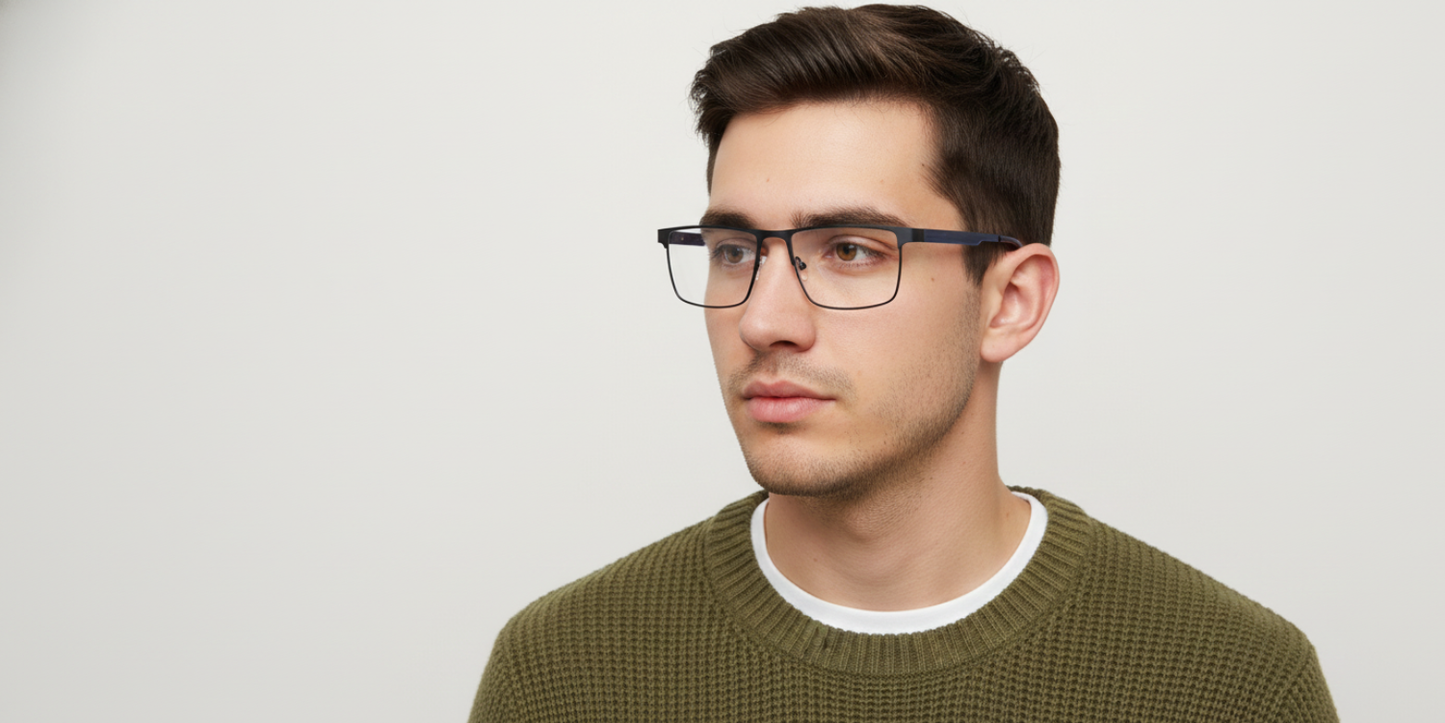 Full Rim Rectangle Classic Eyeglasses