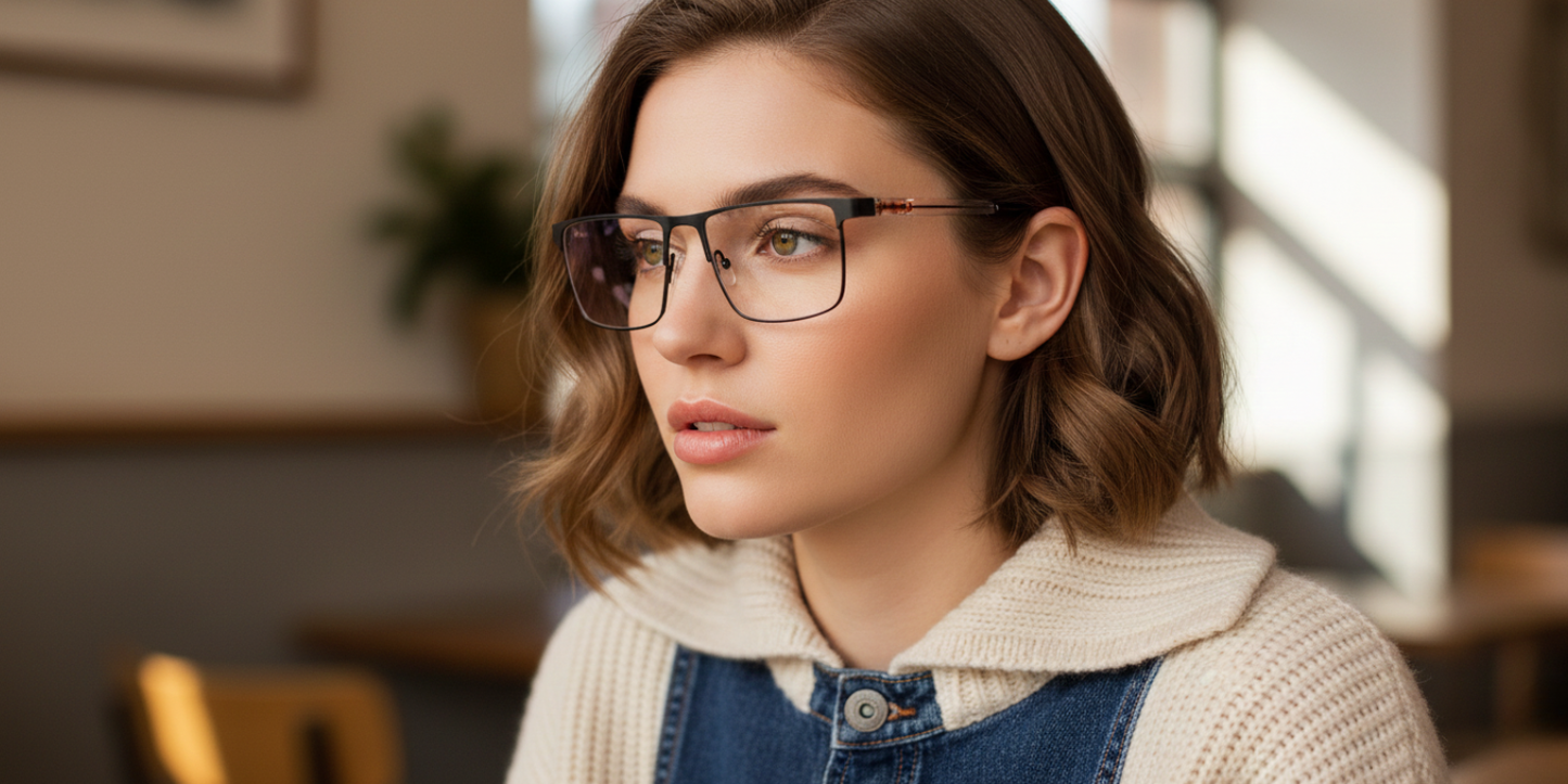 Full Rim Rectangle Classic Eyeglasses