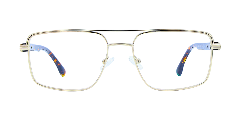 Full Rim Double Bridge Rectangle Classic Eyeglasses