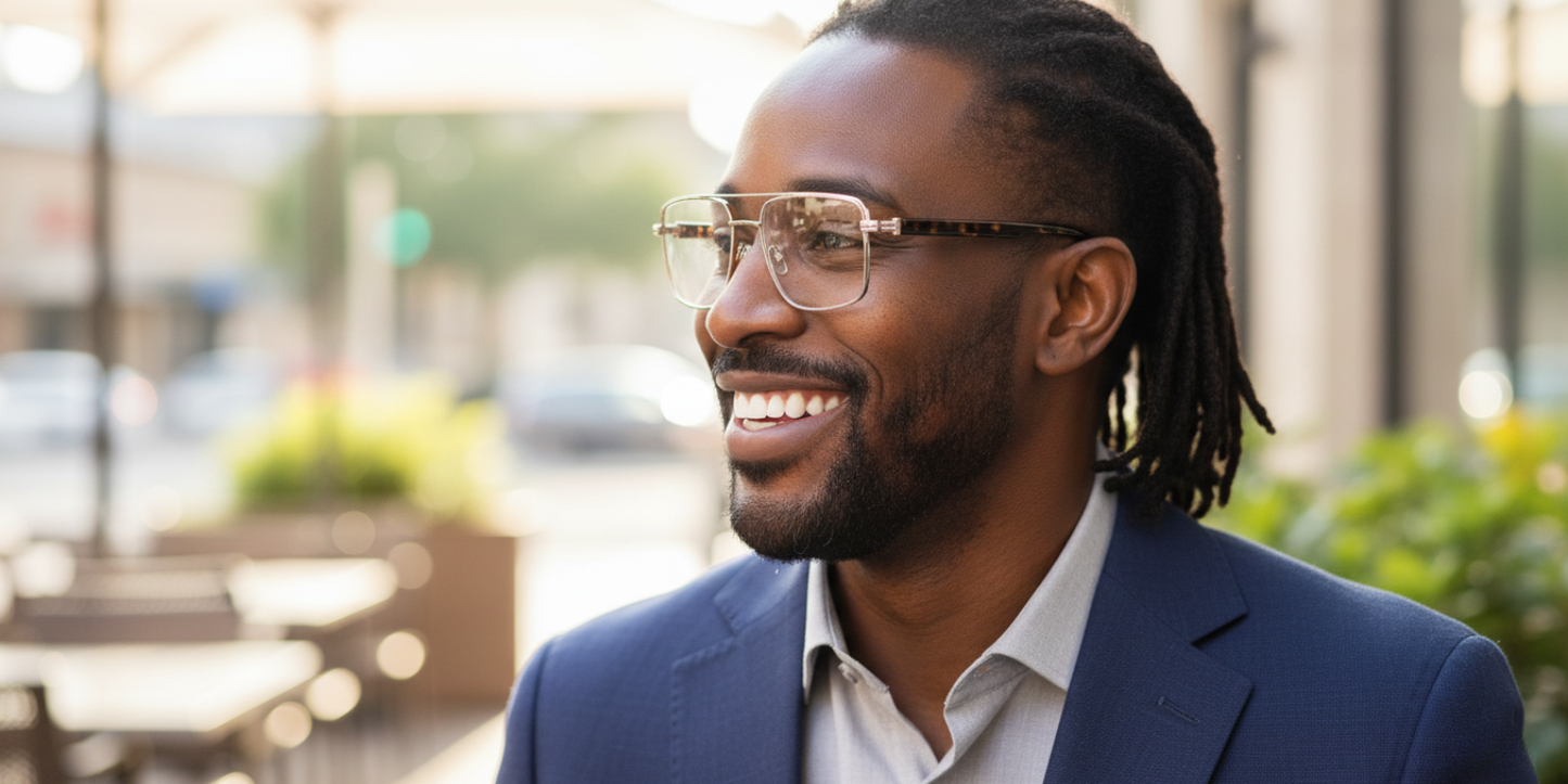 Full Rim Double Bridge Rectangle Classic Eyeglasses
