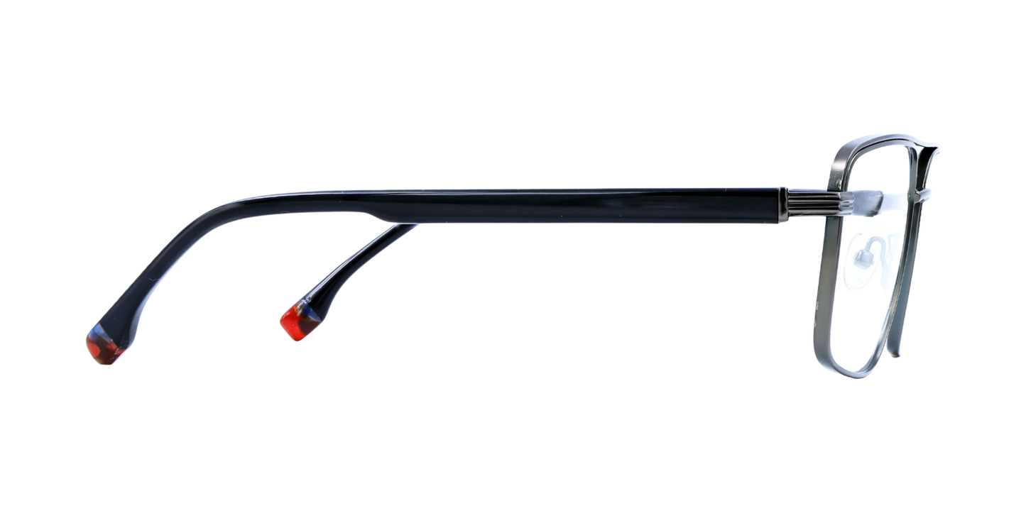 Full Rim Double Bridge Rectangle Classic Eyeglasses