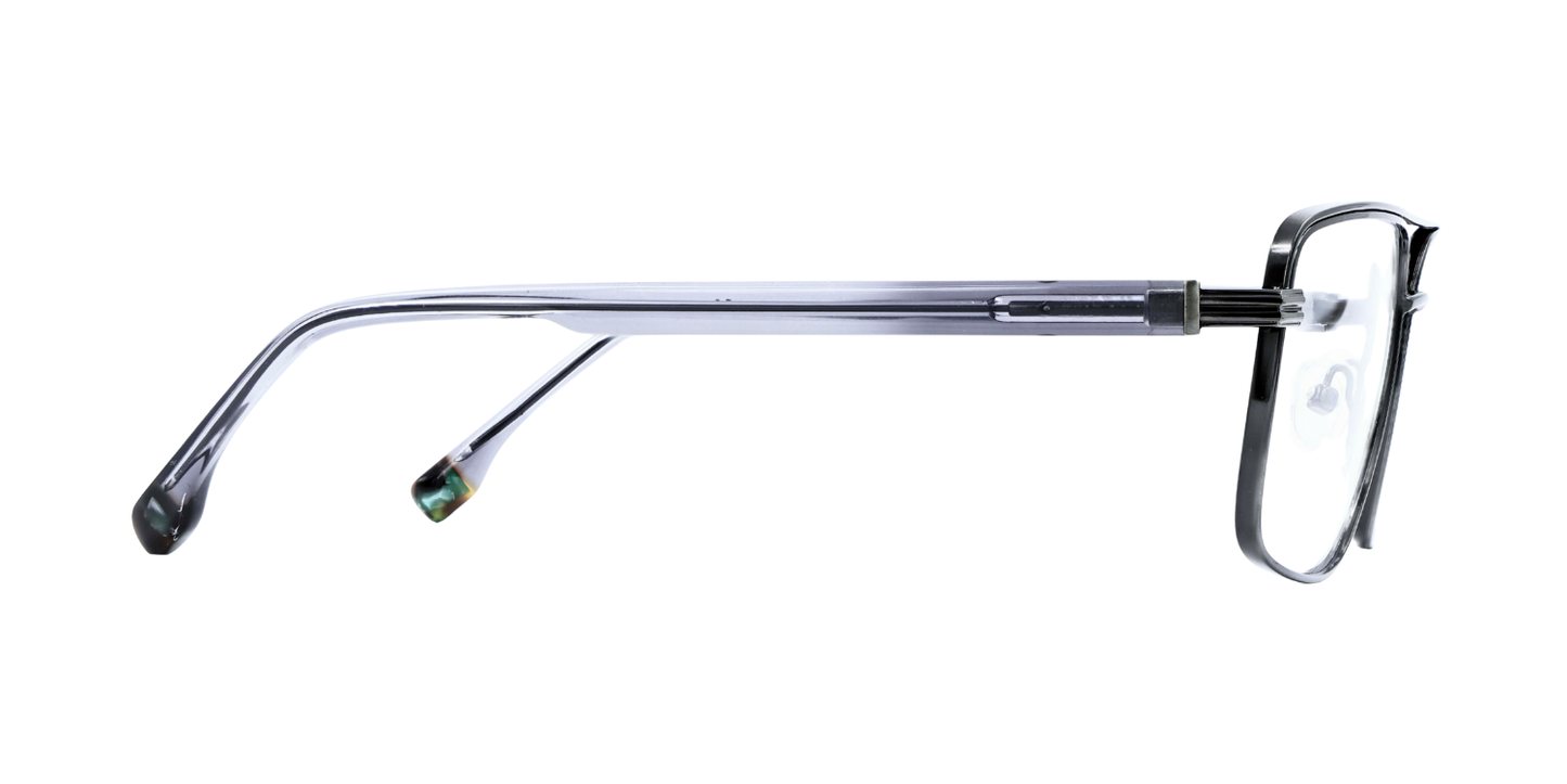 Full Rim Double Bridge Rectangle Classic Eyeglasses