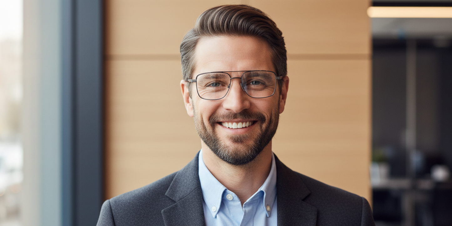 Full Rim Double Bridge Rectangle Classic Eyeglasses