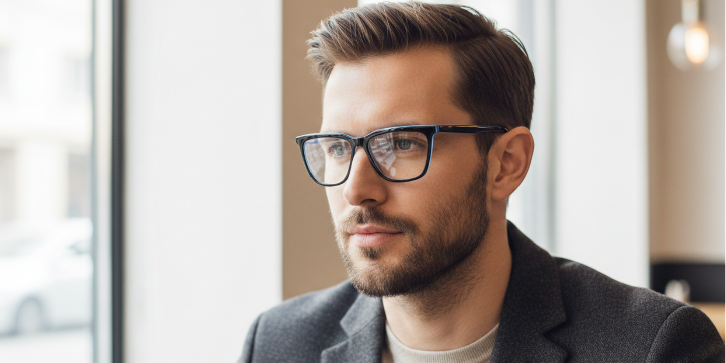 Full Rim Rectangle Classic Eyeglasses