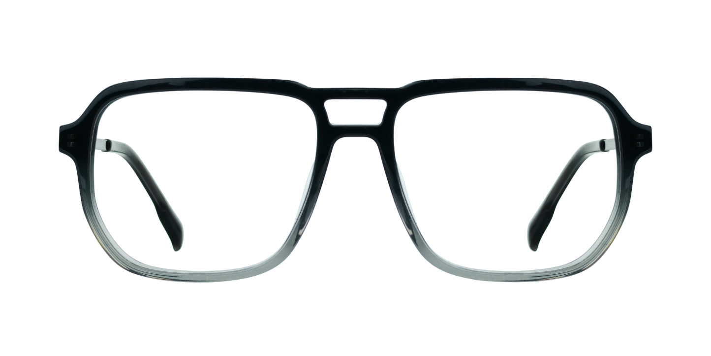 Full Rim Double Bridge Square Classic Eyeglasses