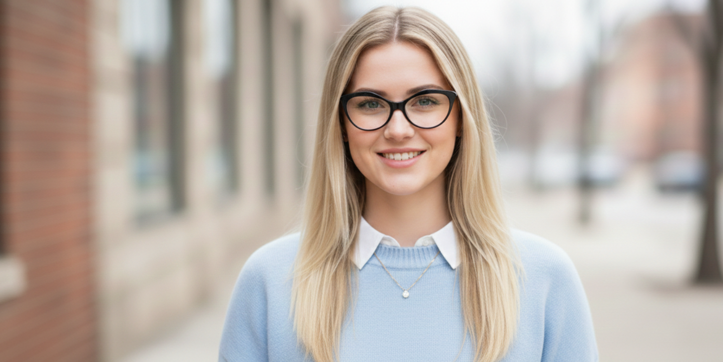 Full Rim Cat Eye Classic Eyeglasses