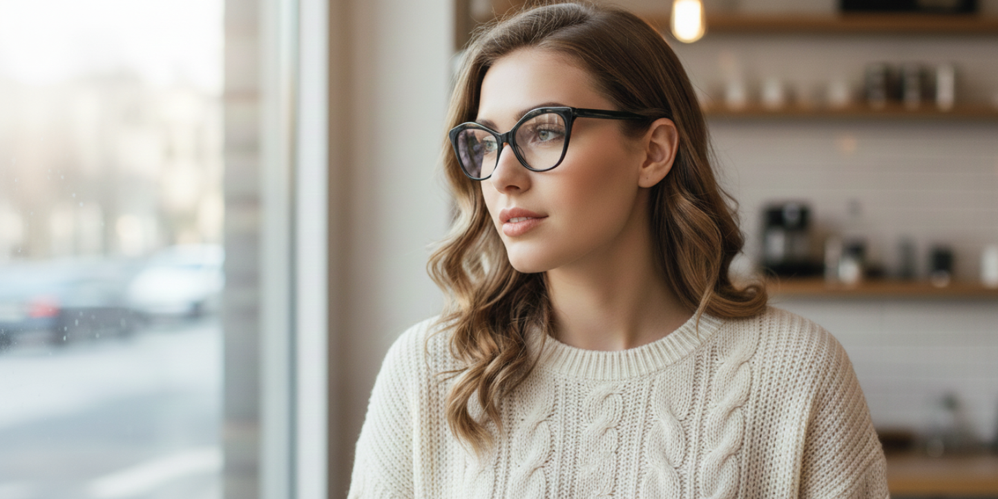 Full Rim Cat Eye Classic Eyeglasses