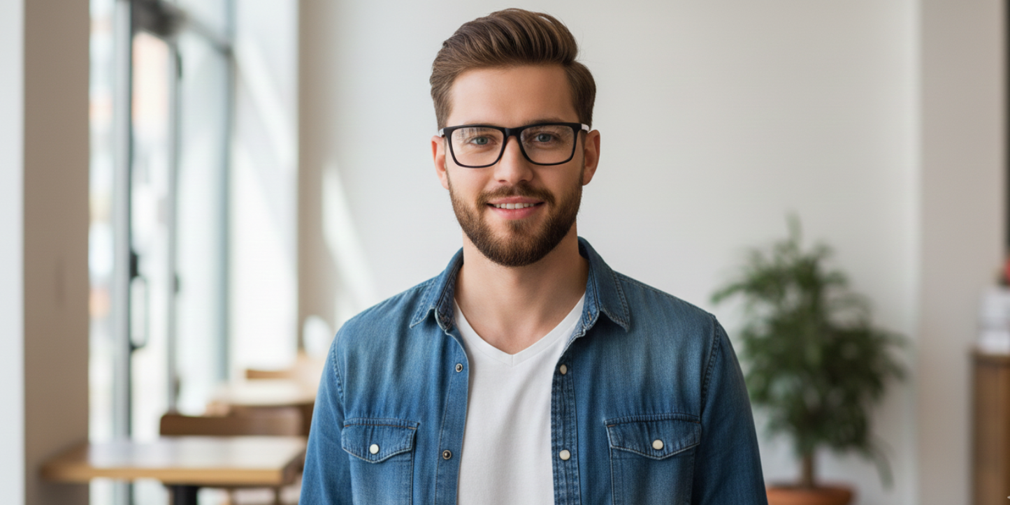 Full Rim Rectangle Classic Eyeglasses