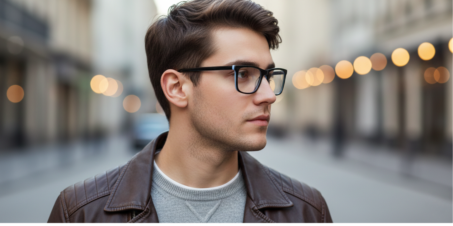 Full Rim Rectangle Classic Eyeglasses