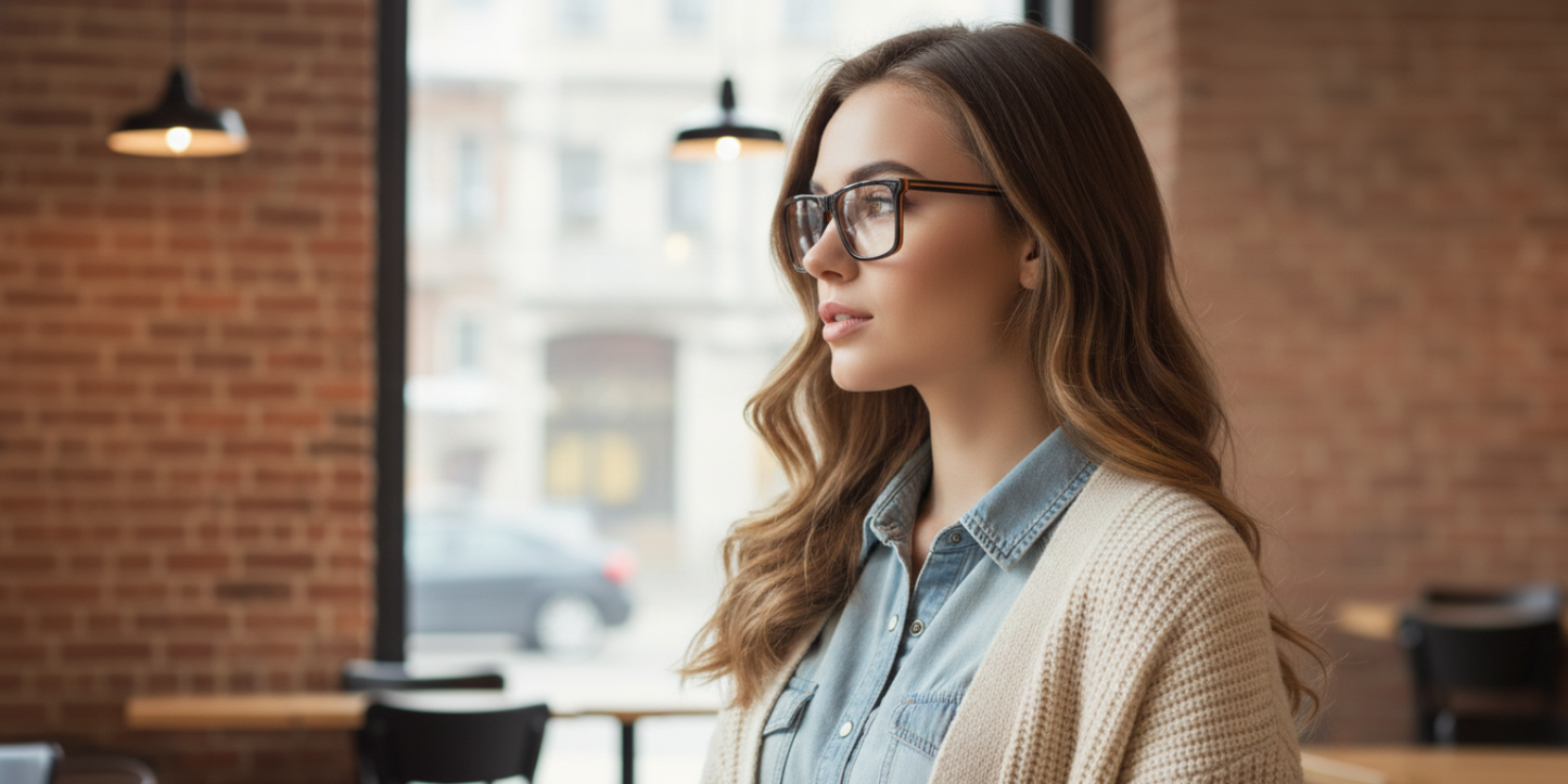 Full Rim Rectangle Classic Eyeglasses