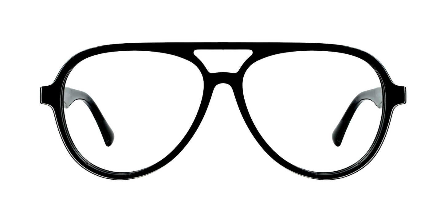 Full Rim Double Bridge Aviator Classic Eyeglasses