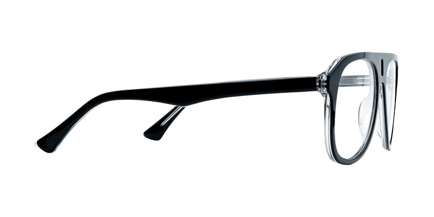 Full Rim Double Bridge Aviator Classic Eyeglasses