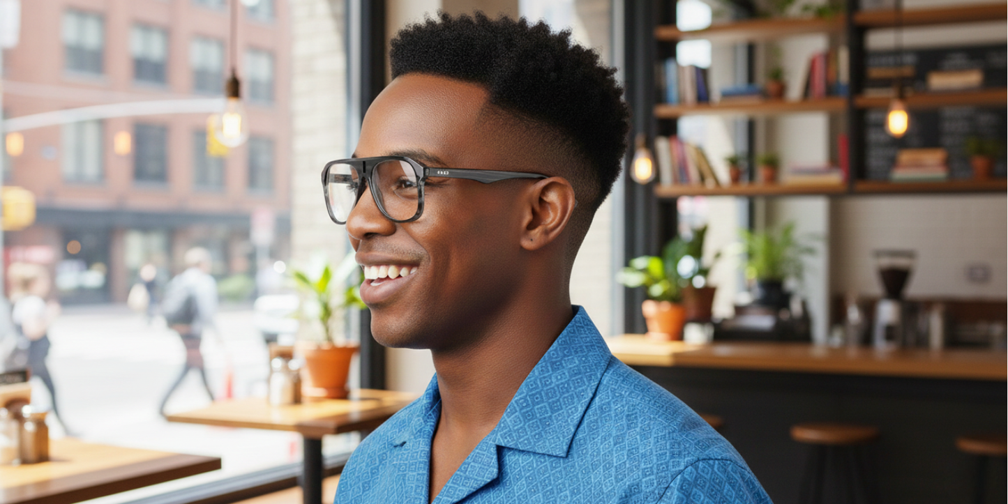 Full Rim Double Bridge Aviator Classic Eyeglasses
