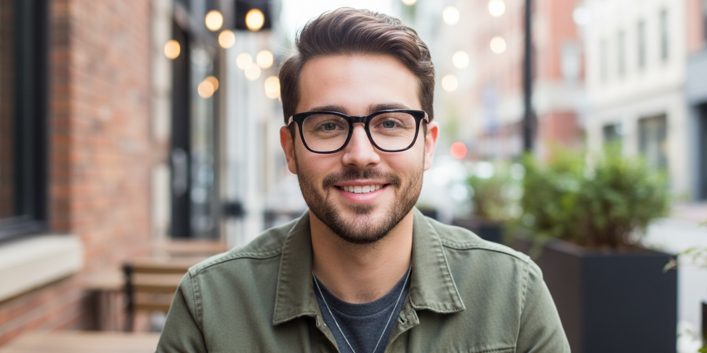 Full Rim Rectangle Classic Eyeglasses