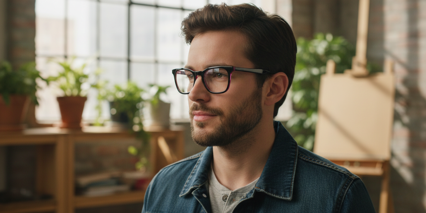 Full Rim Rectangle Classic Eyeglasses
