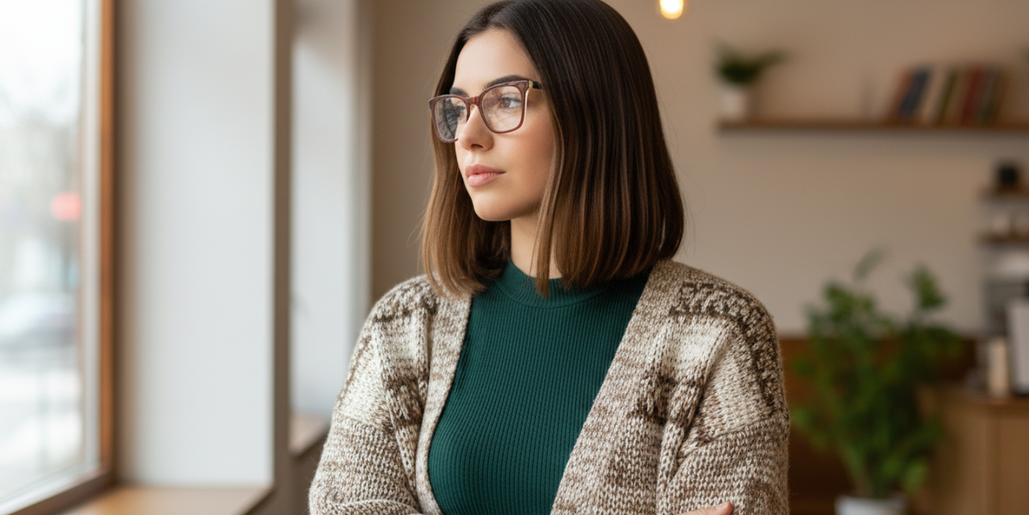 Full Rim Rectangle Classic Eyeglasses