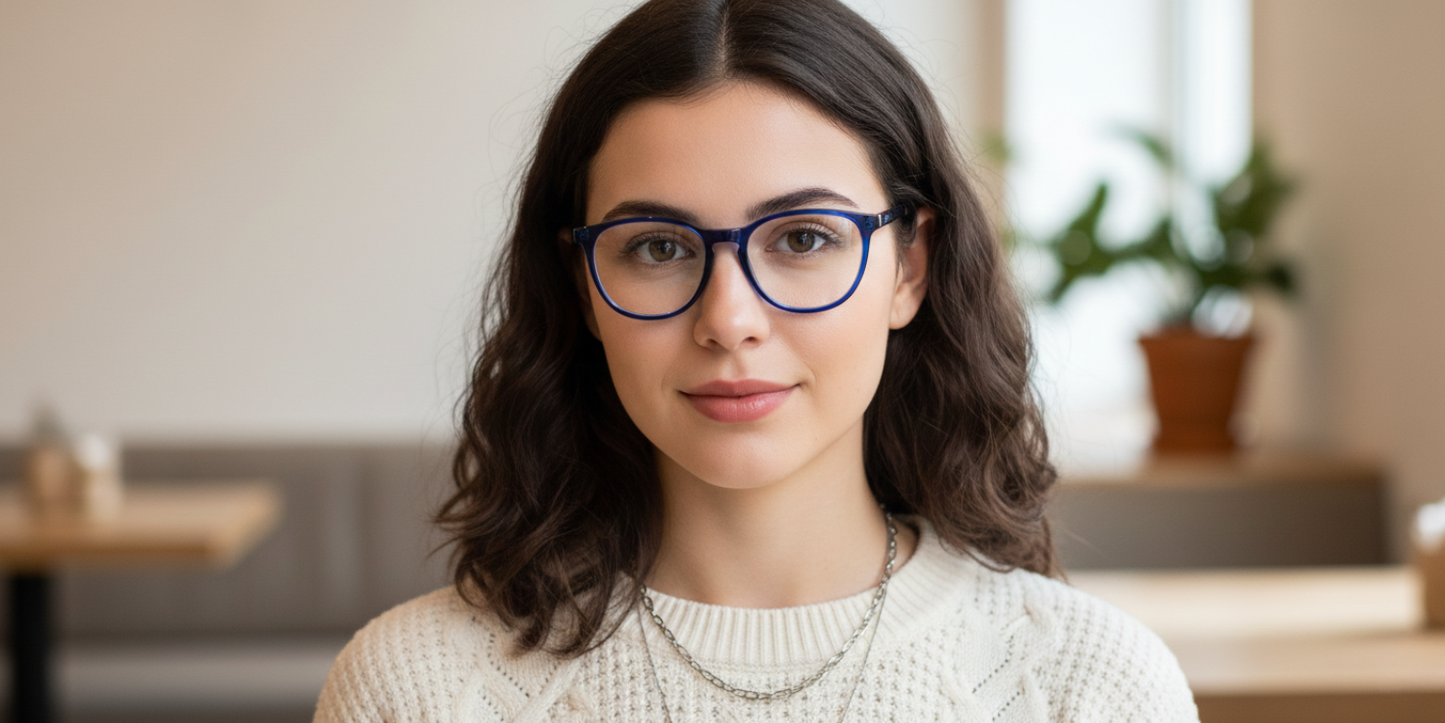 Full Rim Round Classic Eyeglasses