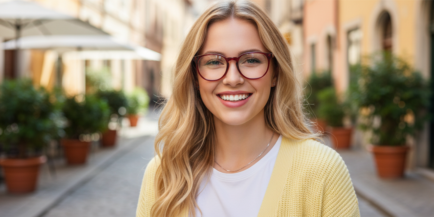 Full Rim Round Classic Eyeglasses