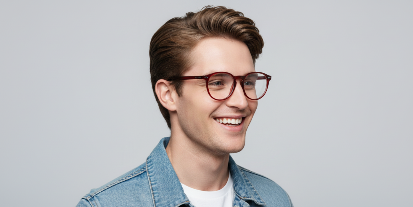 Full Rim Round Classic Eyeglasses