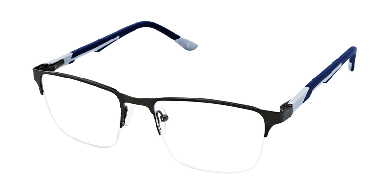 Half Rim Rectangle Classic Eyeglasses