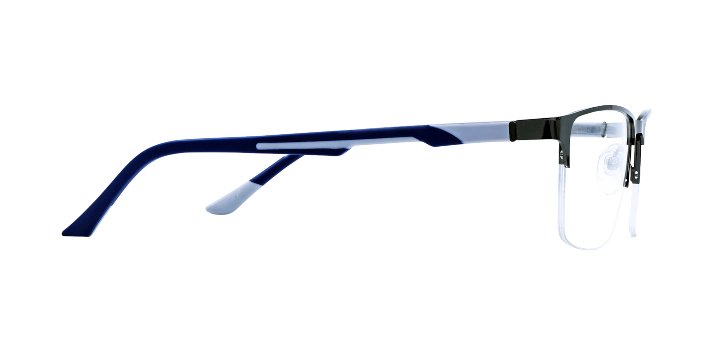 Half Rim Rectangle Classic Eyeglasses
