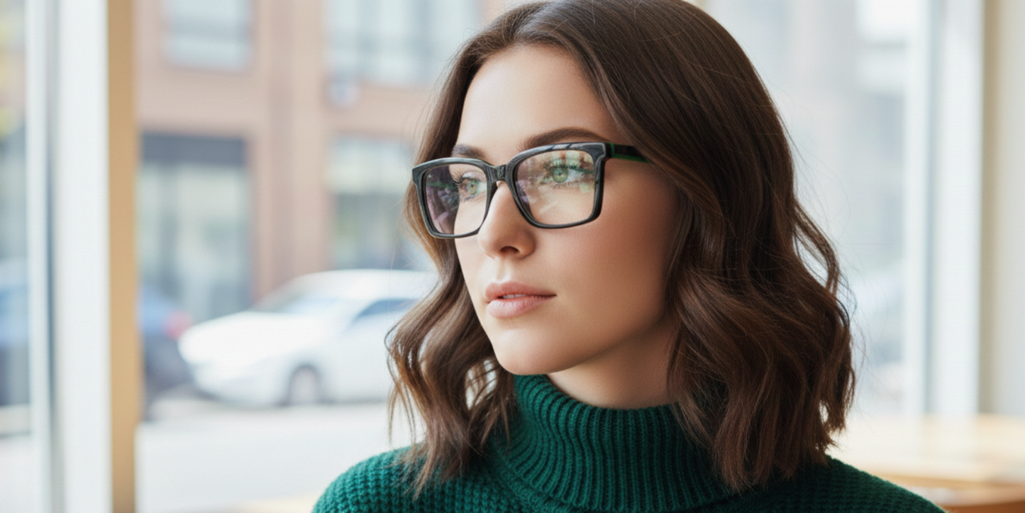 Full Rim Rectangle Premium Eyeglasses