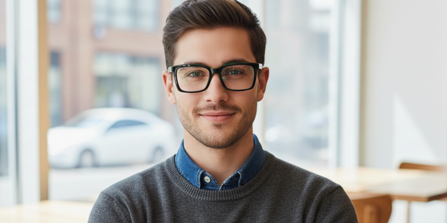 Full Rim Rectangle Premium Eyeglasses