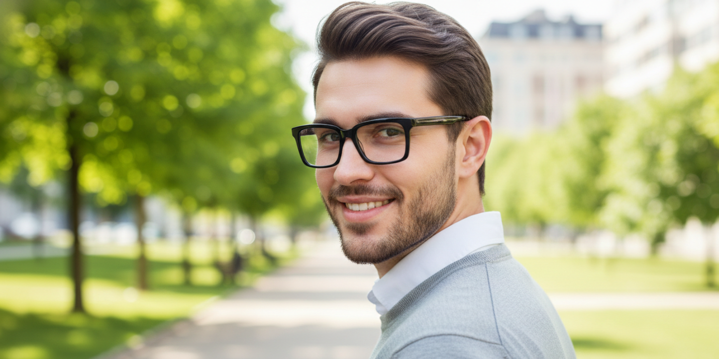Full Rim Rectangle Premium Eyeglasses