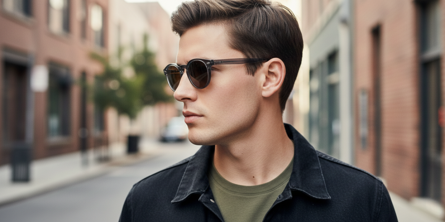 Full Rim Round Fashionista Classic Sunglasses