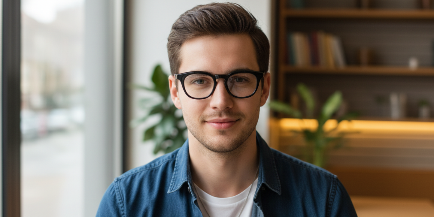 Full Rim Round Premium Eyeglasses