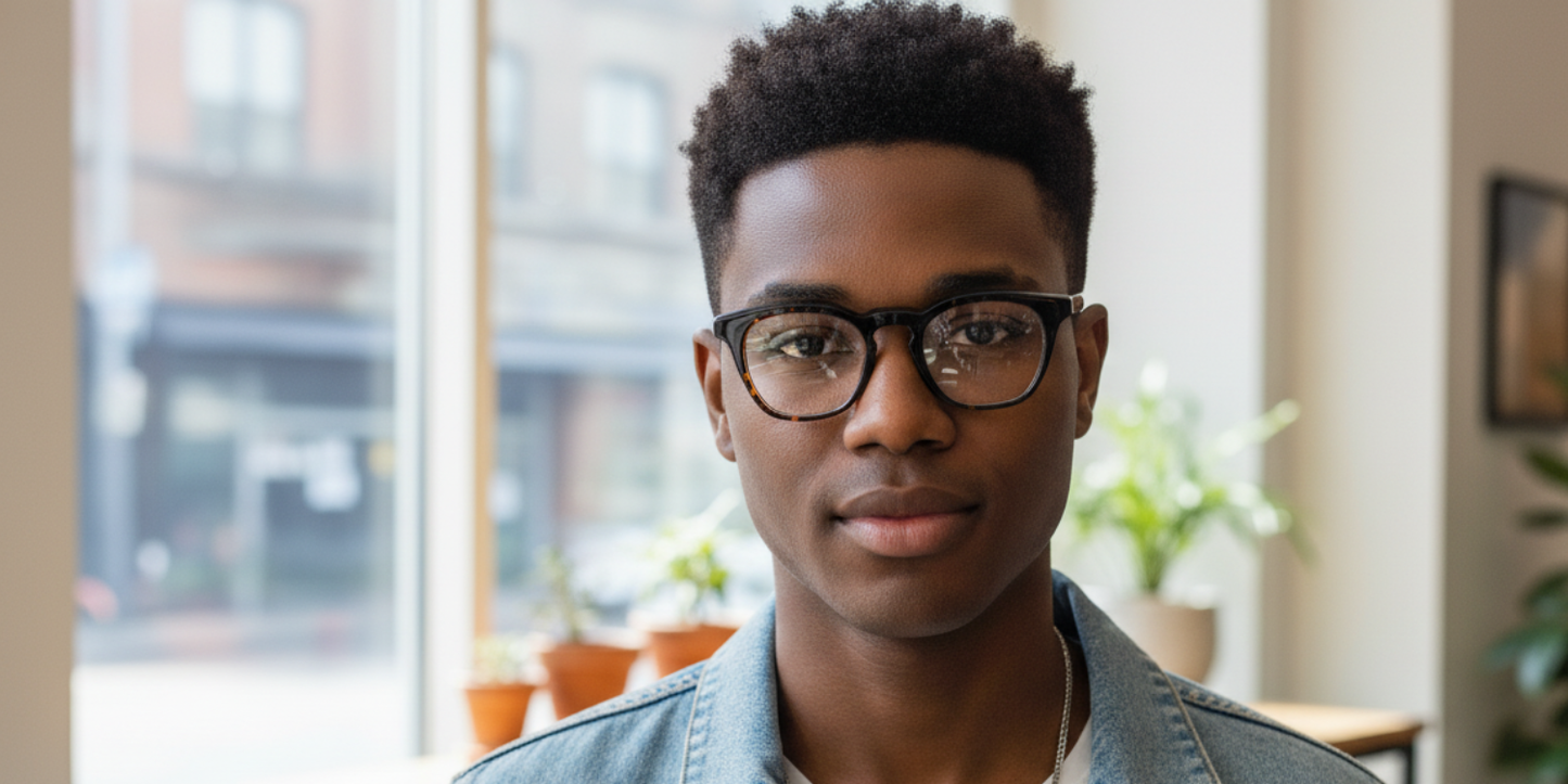 Full Rim Round Premium Eyeglasses