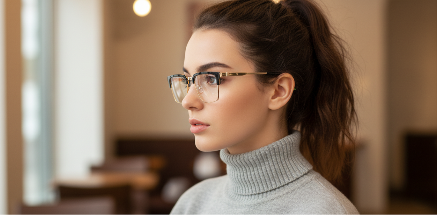 Full Rim Rectangle Premium Eyeglasses