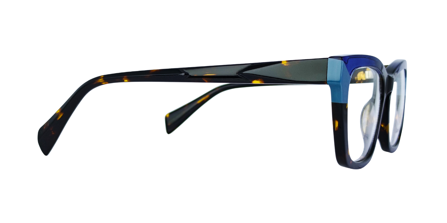 Havana Full Rim Rectangle Premium Eyeglasses